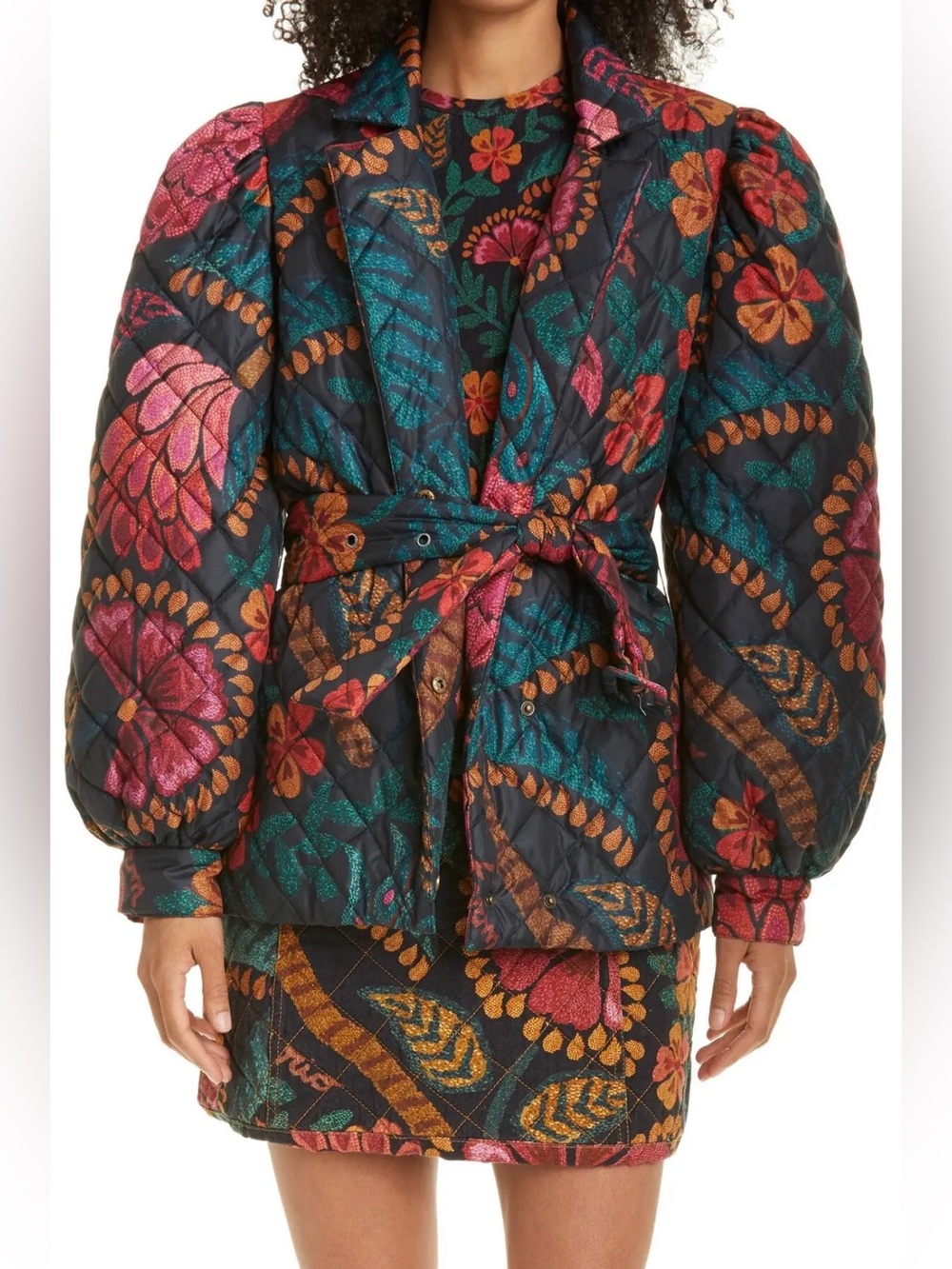 FARM Rio Brazil Puffer Jacket - Picture 2 of 8